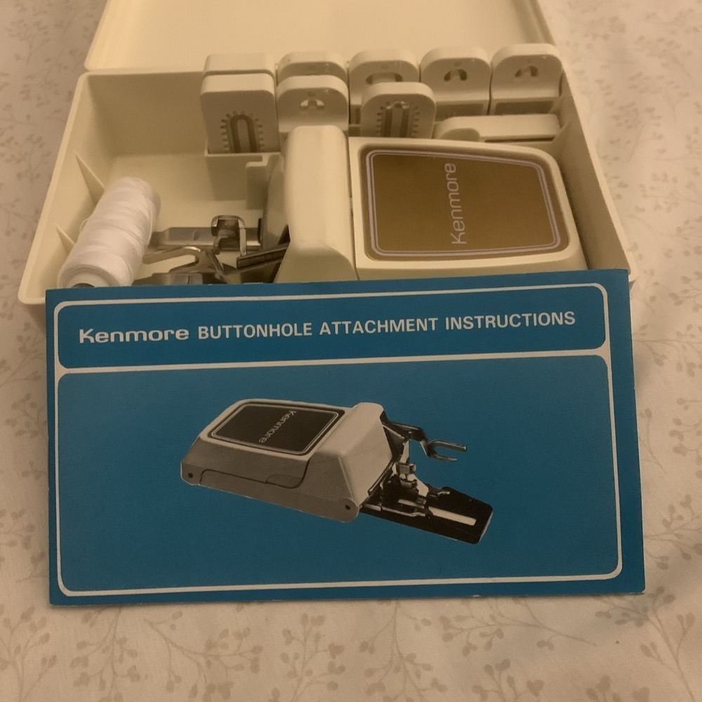 Vintage Kenmore Sewing Machine Buttonholed Attachment Kit Sears Model 20‎ 6736